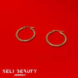 #2. Gold Hoop Earrings