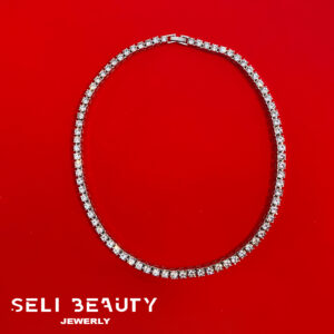 Home Electronics #21. Silver Diamond necklace