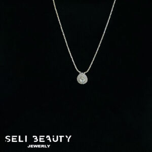 Home Shoes #17. Silver necklace with Silver diamond charm